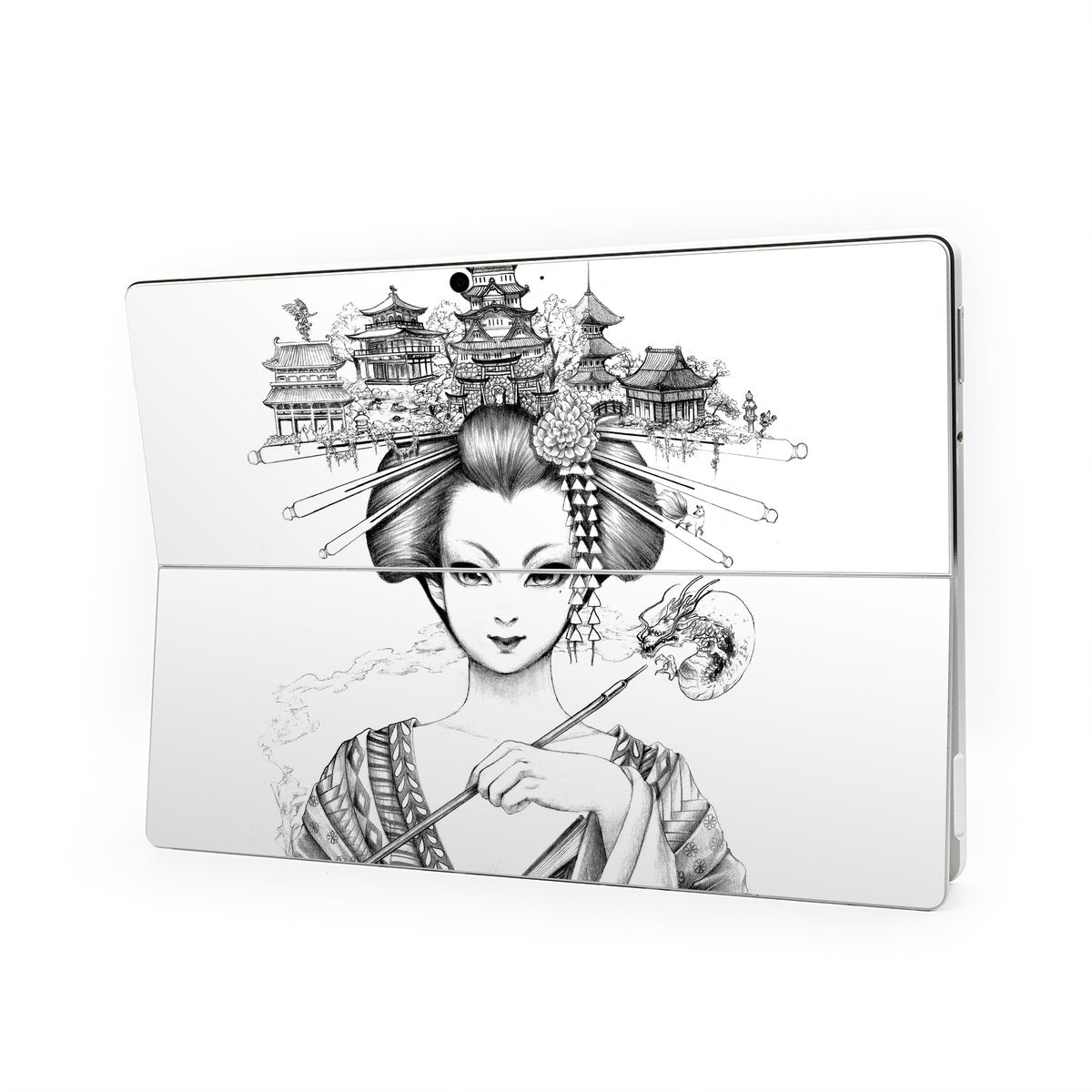 Geisha Sketch - Microsoft Surface Pro Skin