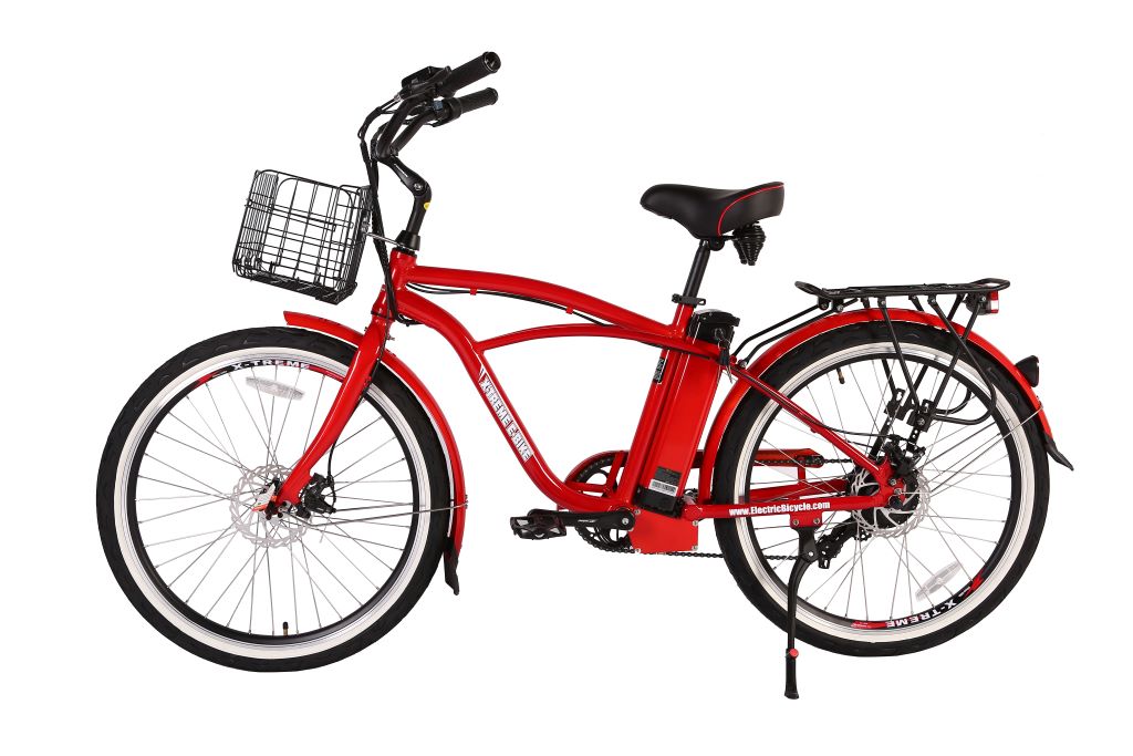X-Treme Newport Elite Max 36 Volt Beach Cruiser Electric Bike