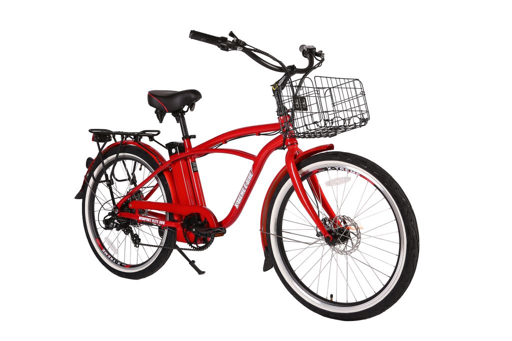 X-Treme Newport Elite Max 36 Volt Beach Cruiser Electric Bike