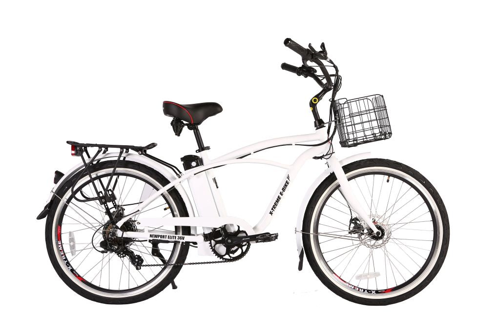 X-Treme Newport Elite Max 36 Volt Beach Cruiser Electric Bike