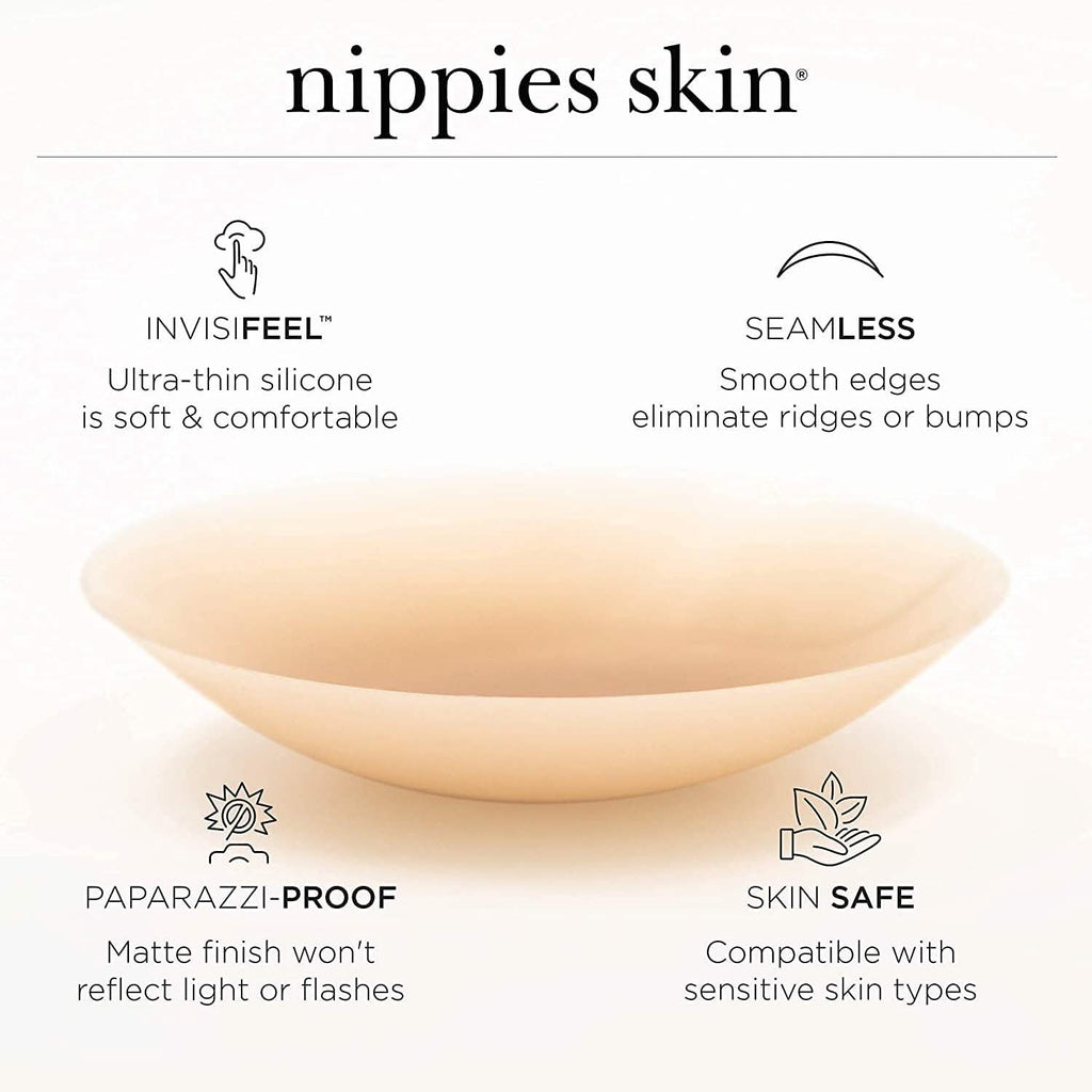 Nipple Covers Adhesive Silicone Pasties with Travel Box