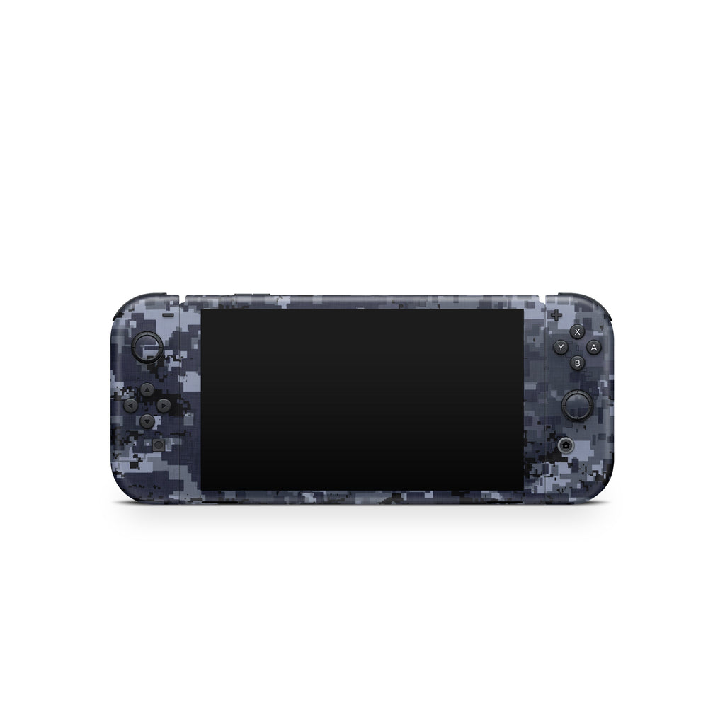 Digital Navy Camo - Nintendo Switch Skin