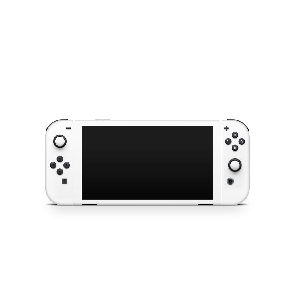 Solid State White - Nintendo Switch Skin
