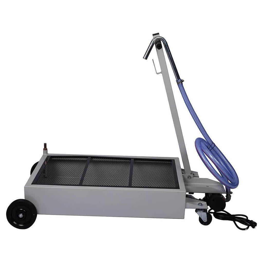 Oil Drain Pan with Electric Pump