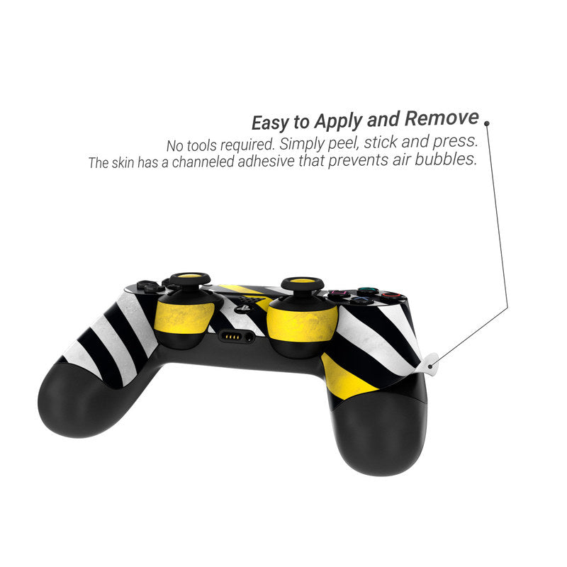 Thin Yellow Line Hero - Sony PS4 Controller Skin