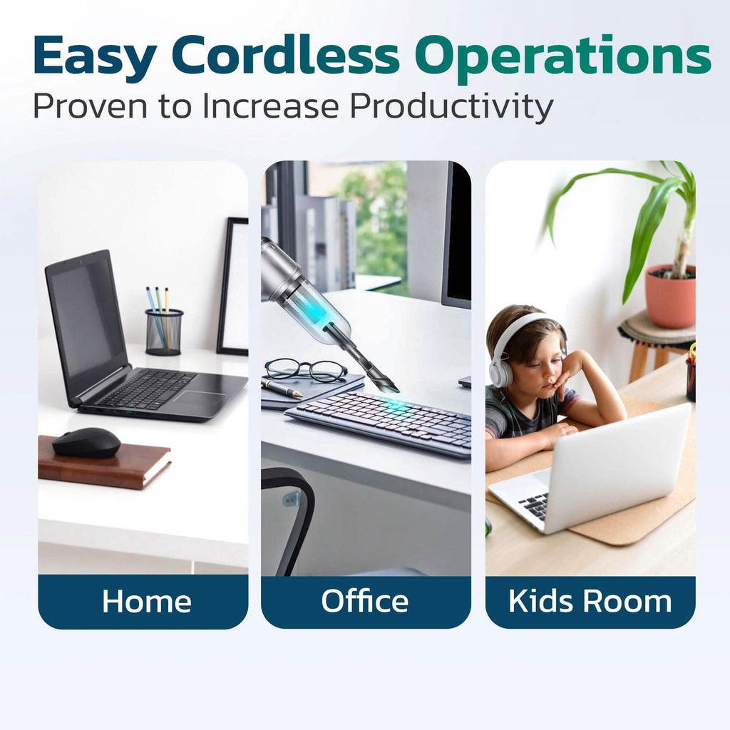 Purely C105 Keyboard Cleaner, Compressed air Duster & Vacuum Cleaner
