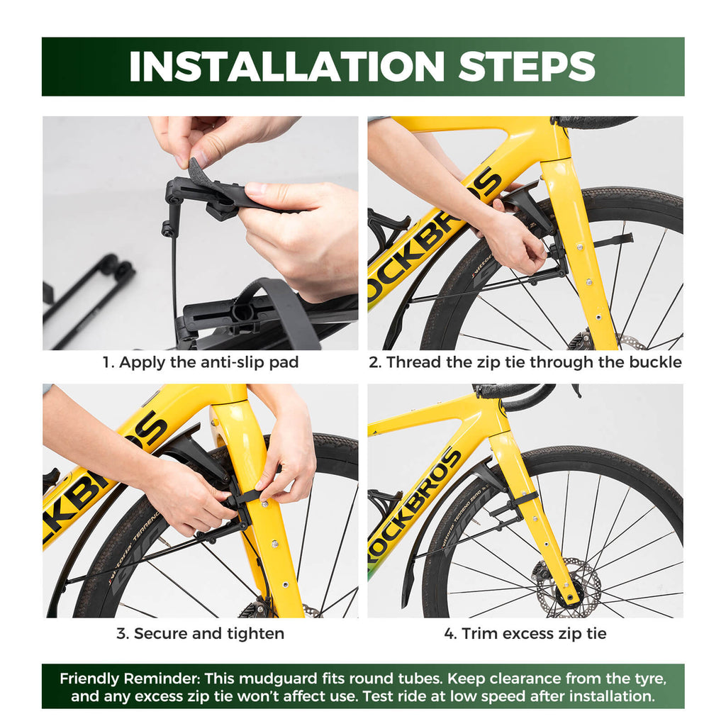 Quick Release Front & Rear Bike Fenders