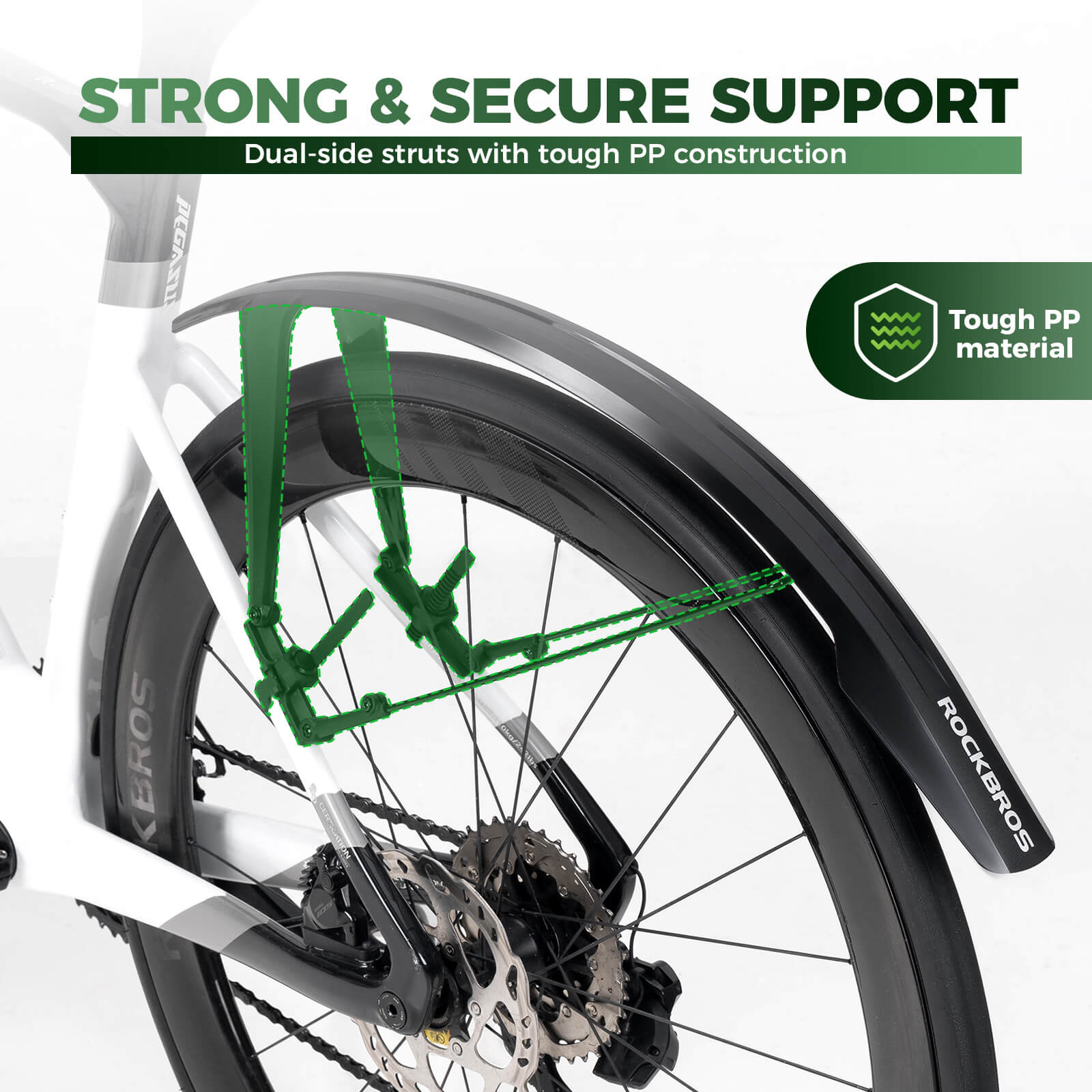 Quick Release Front & Rear Bike Fenders