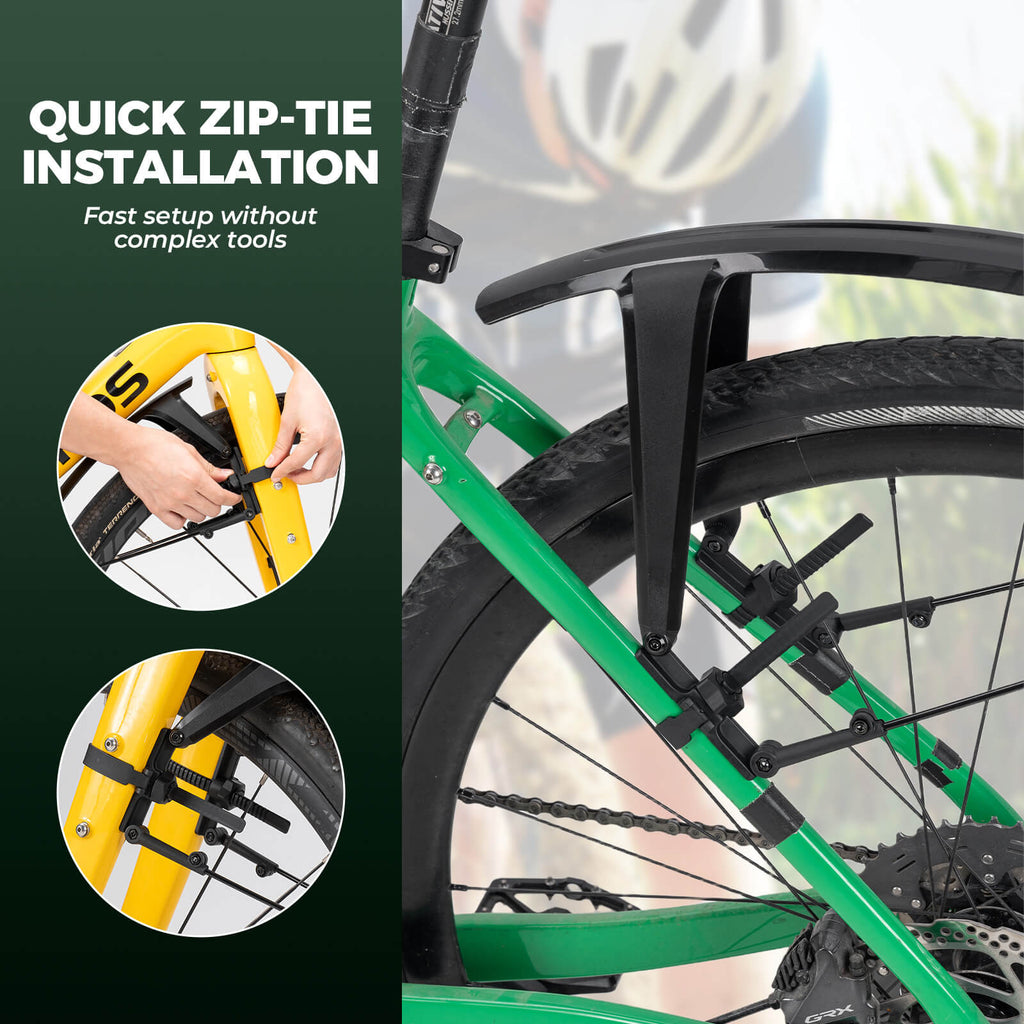Quick Release Front & Rear Bike Fenders
