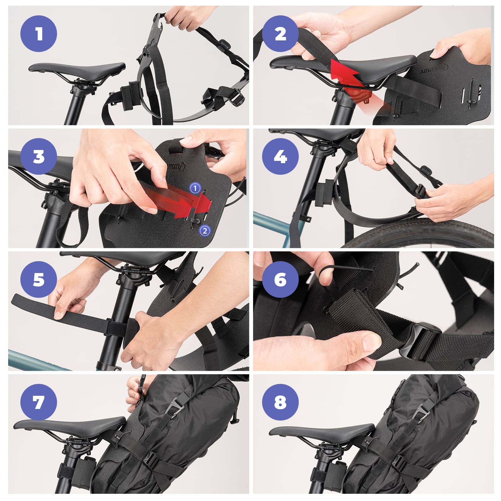 Bikepacking Rear Saddle Bag Support Mount