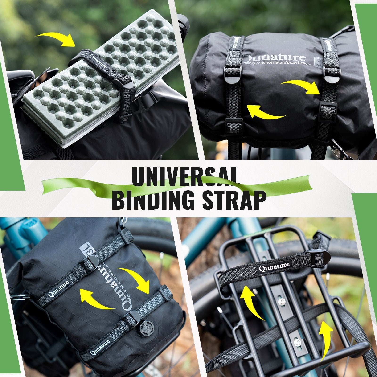 Durable Bicycle Cargo Straps – Wide Compatibility