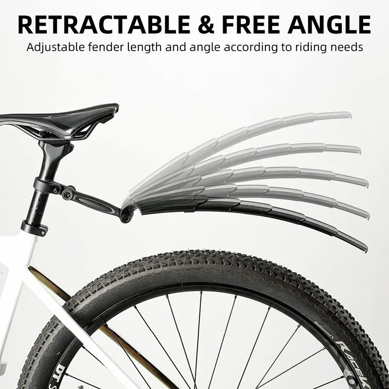 Retractable Front & Rear Bike Fender