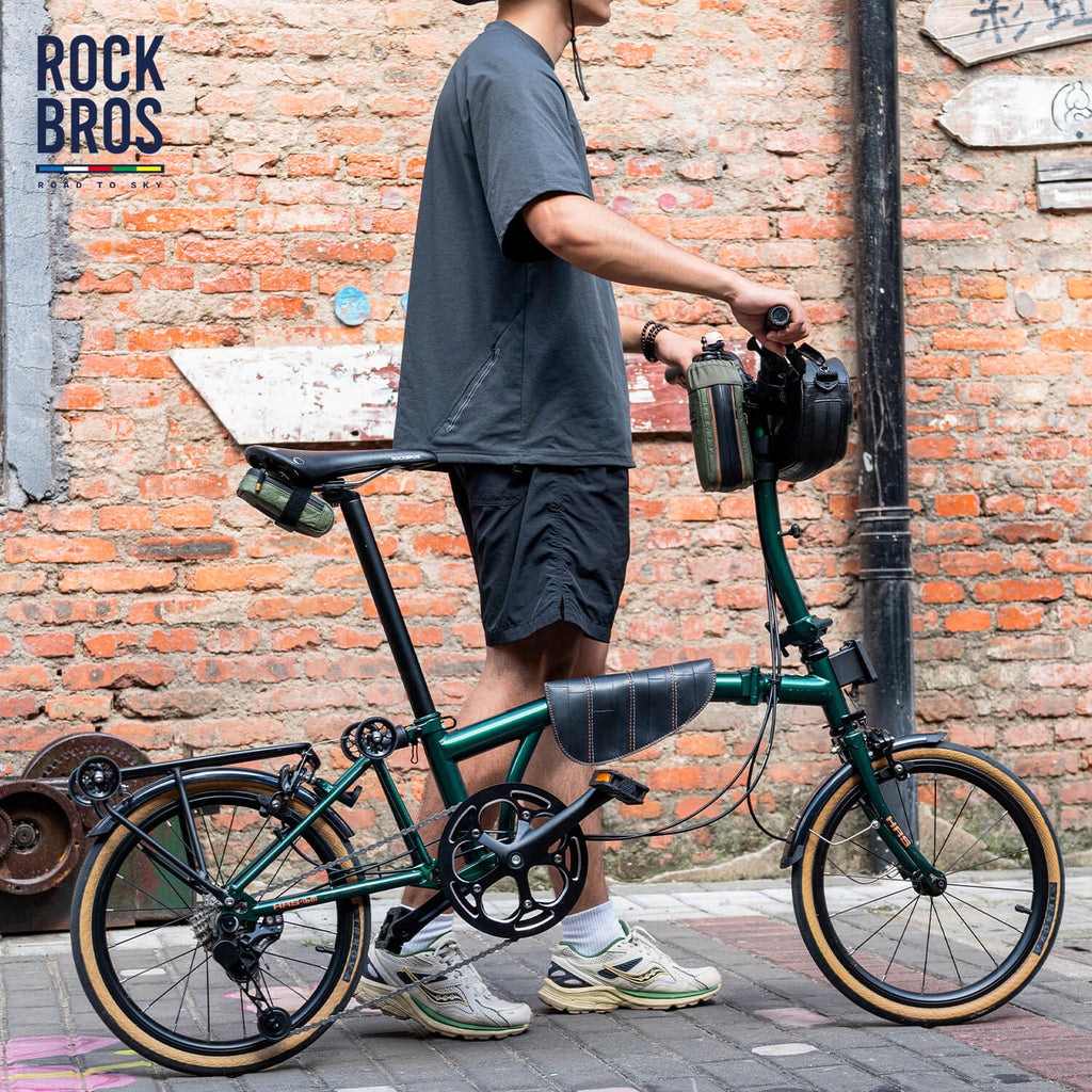 ROAD TO SKY Recycled Tire Bike Frame Bag - 0.5L