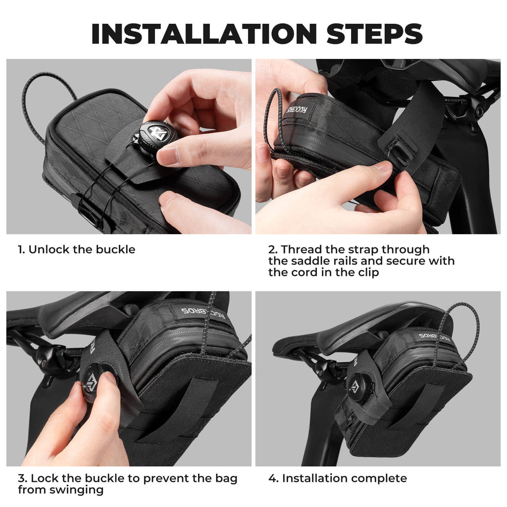 Saddle Bag with Bottle Holder - 0.8L