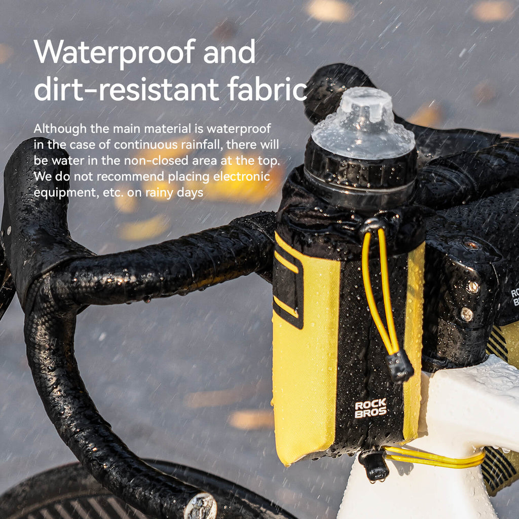 AS-162 100% Waterproof Bike Handlebar Bottle Bag