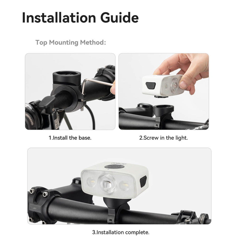 QC 1200LM Rechargeable Bike Headlight
