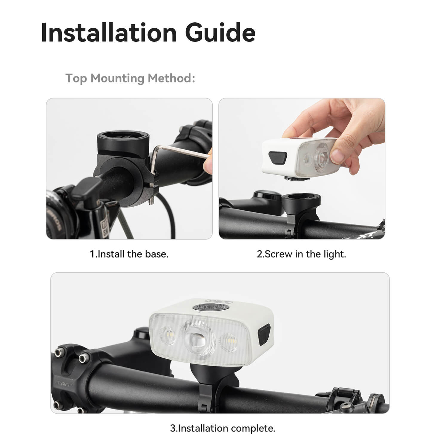 QC 1200LM Rechargeable Bike Headlight