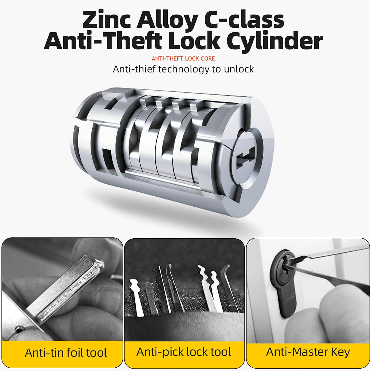 Thickened Anti-Cut U-Lock