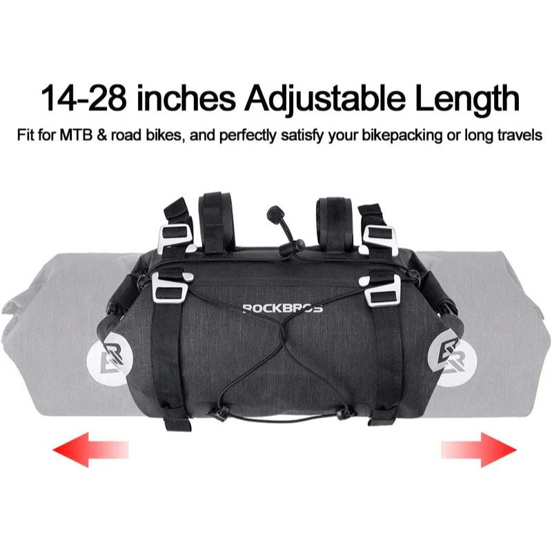 Barrel-Shaped Waterproof Handlebar Bags - 7L-14L