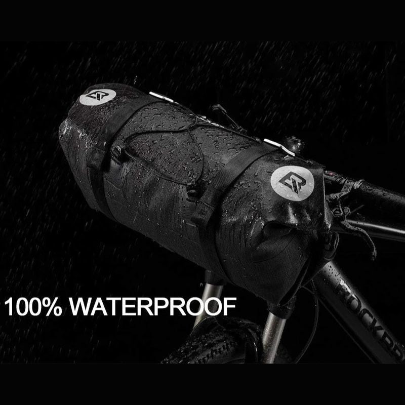 Barrel-Shaped Waterproof Handlebar Bags - 7L-14L
