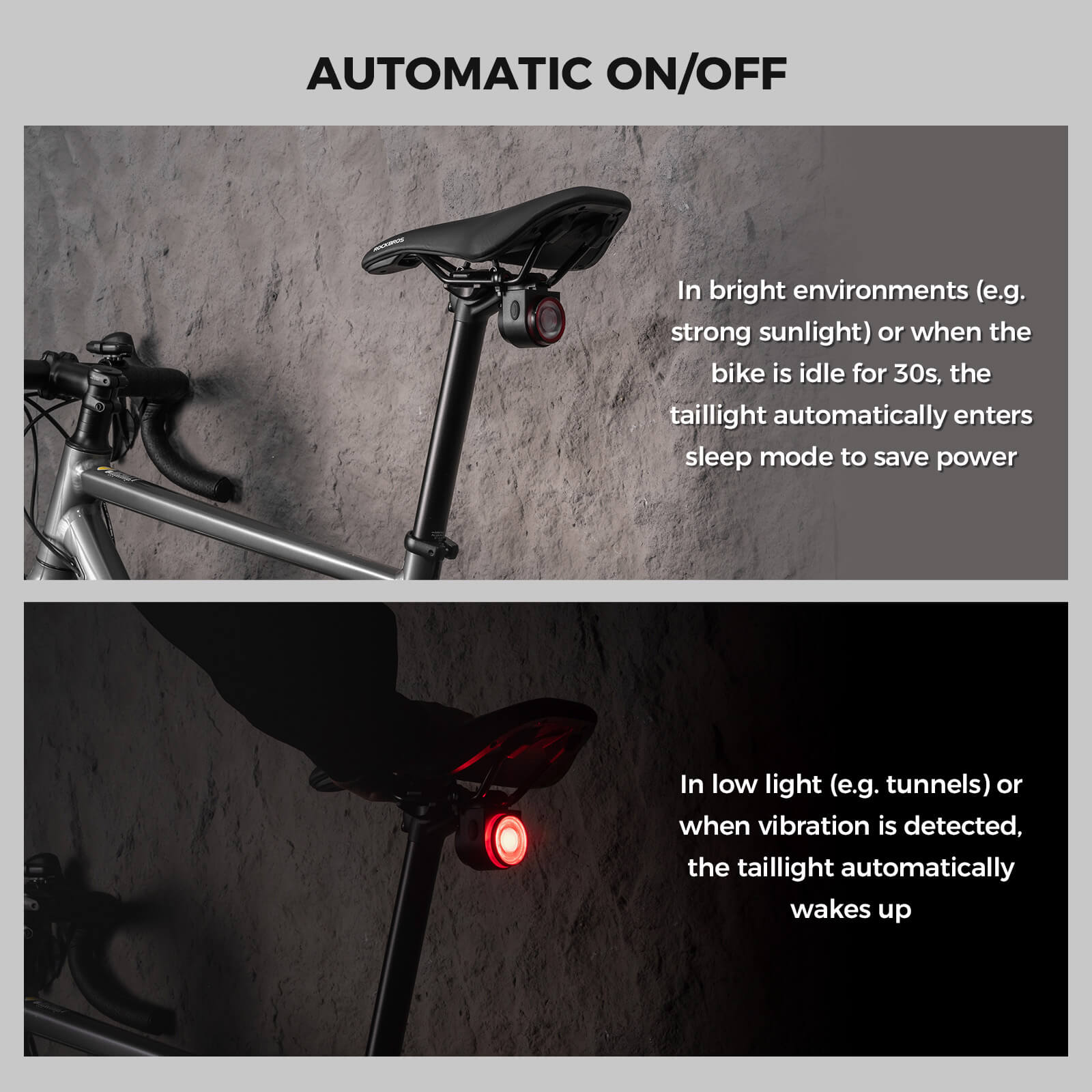 A8Pro Electronic Tail Light with Built-In Horn
