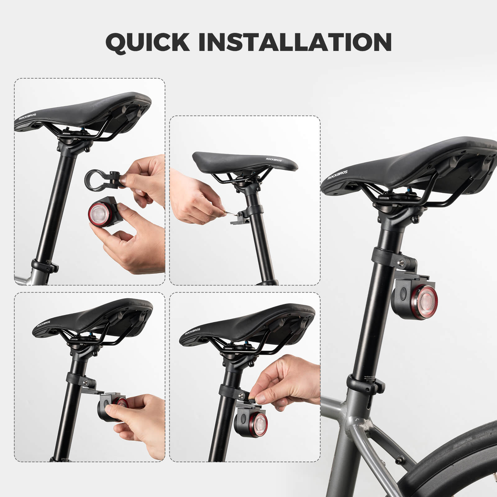 A8Pro Electronic Tail Light with Built-In Horn
