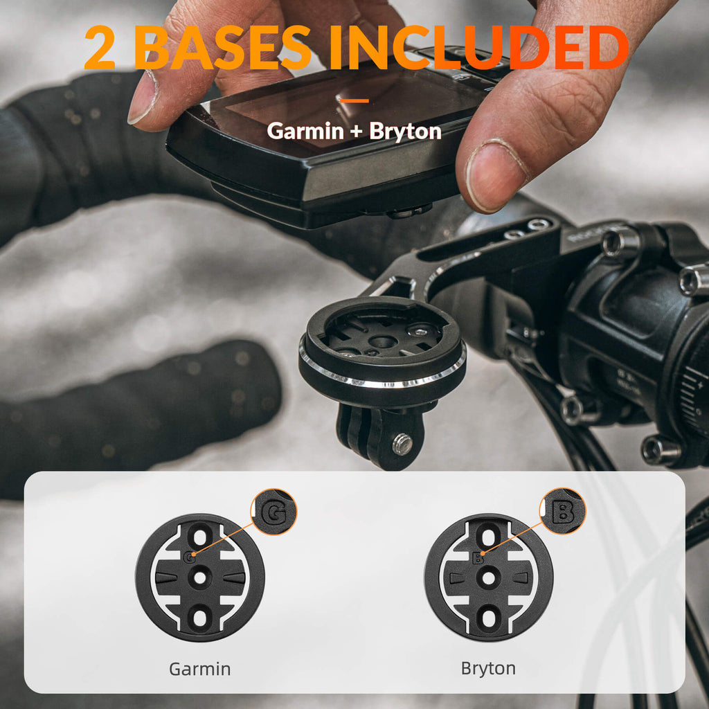Adjustable Bike Computer Mount with Extendable Design