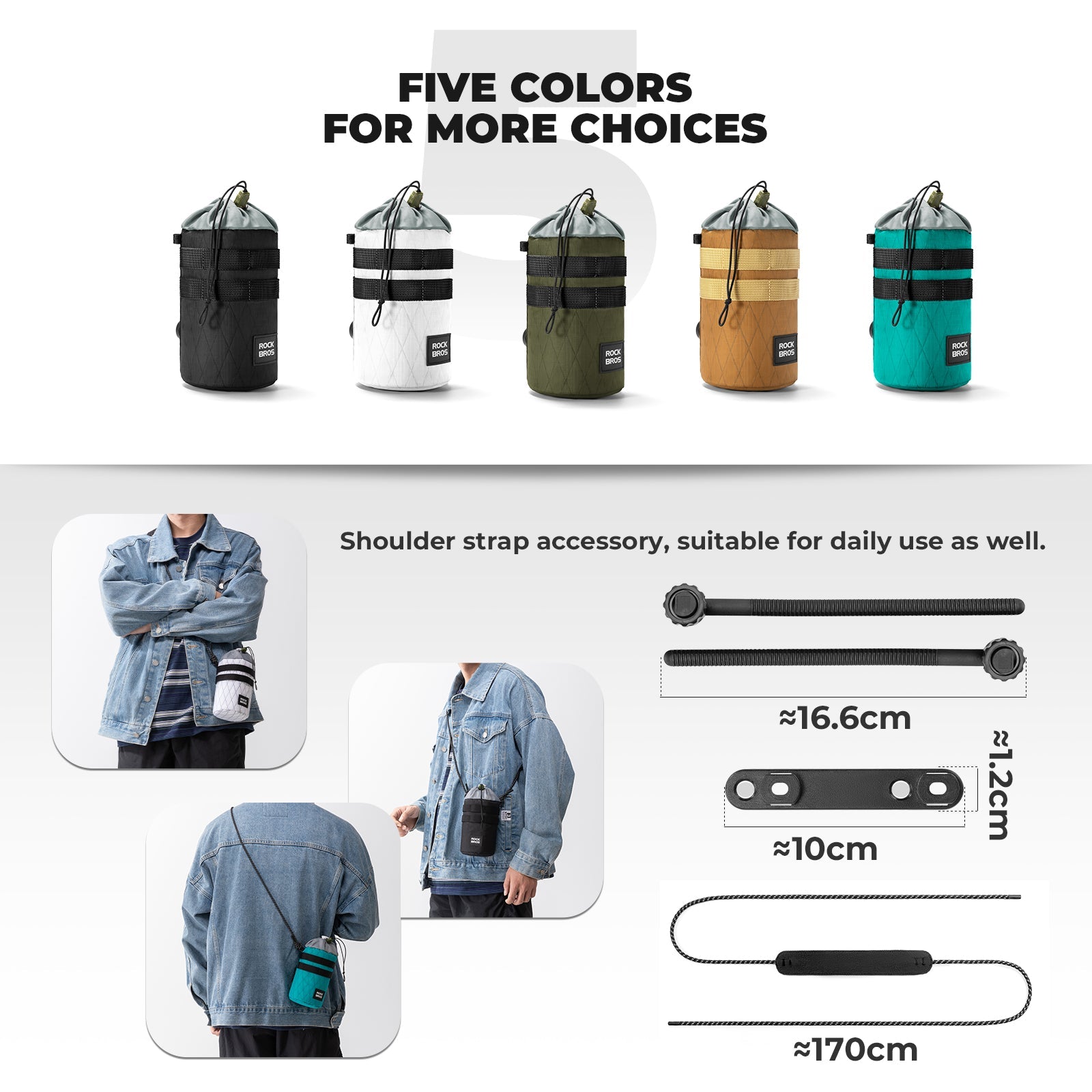 Bike Water Bottle Bag - 1.2L