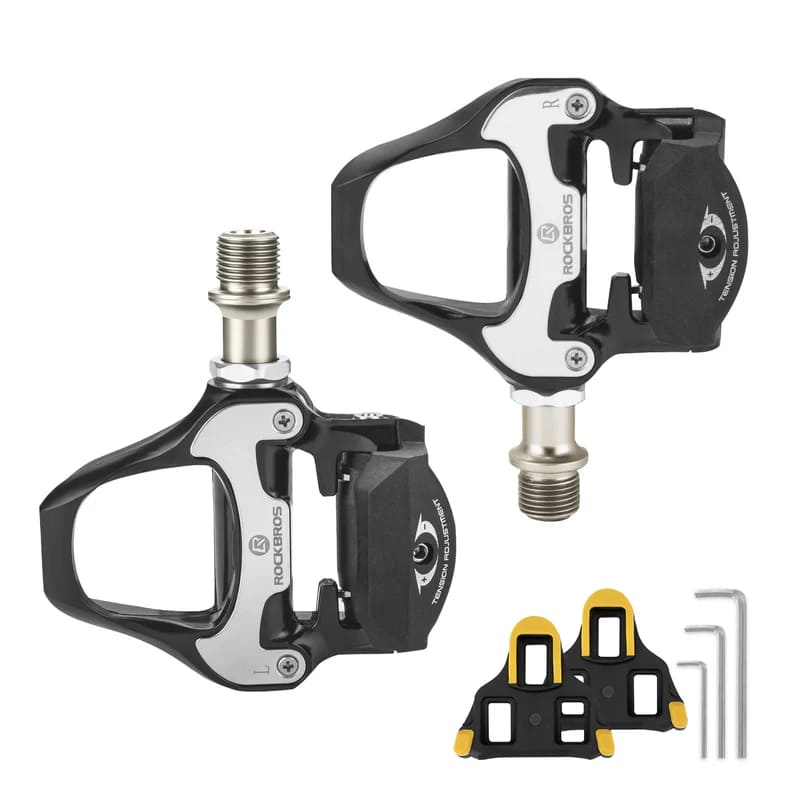 Black Aluminum Road Pedal (SPD-SL Compatible)