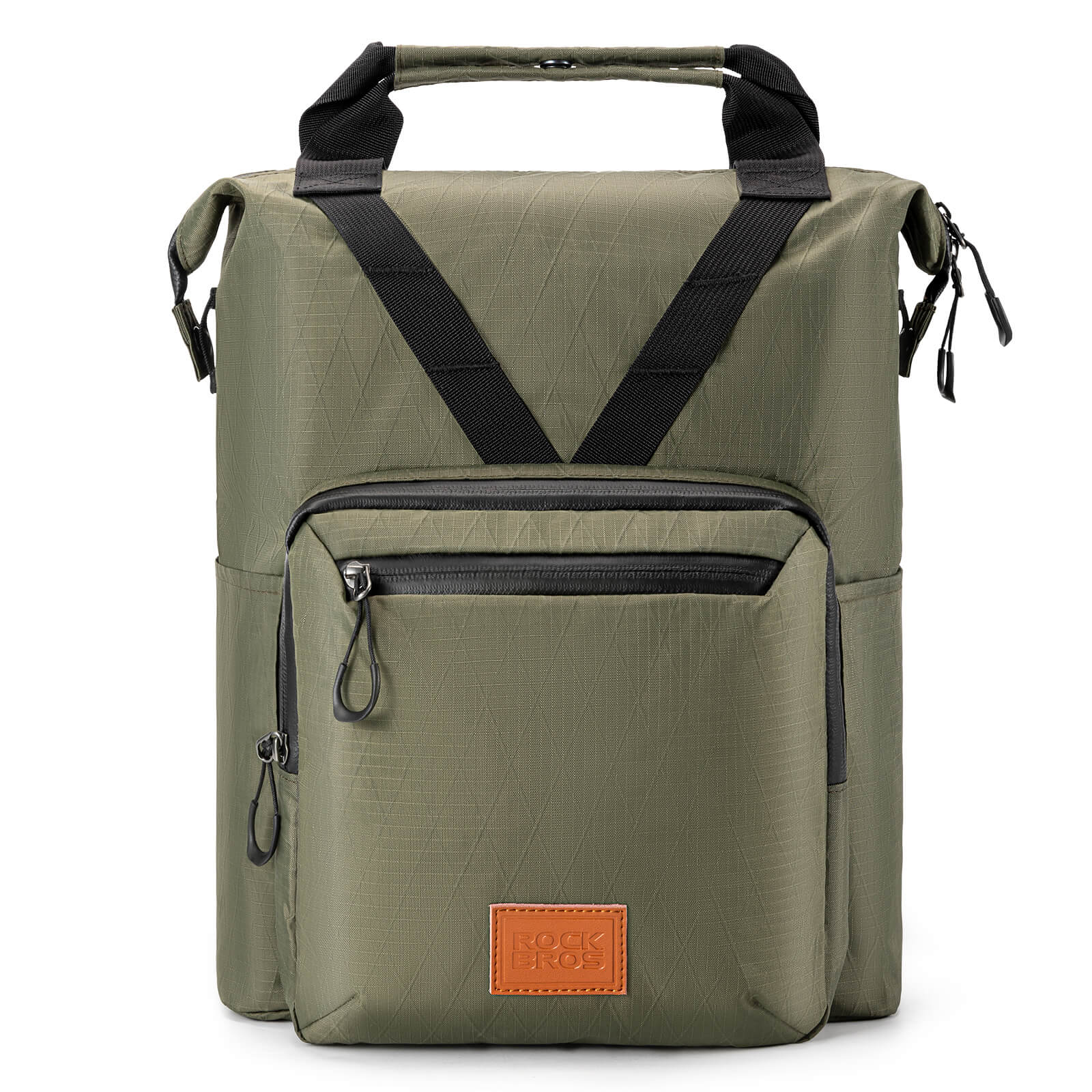 Folding Bike Handlebar Bag Backpack - 11.5L