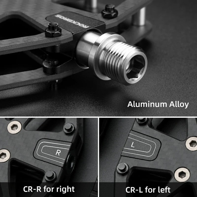Carbon Fiber Lightweight Bicycle Pedals