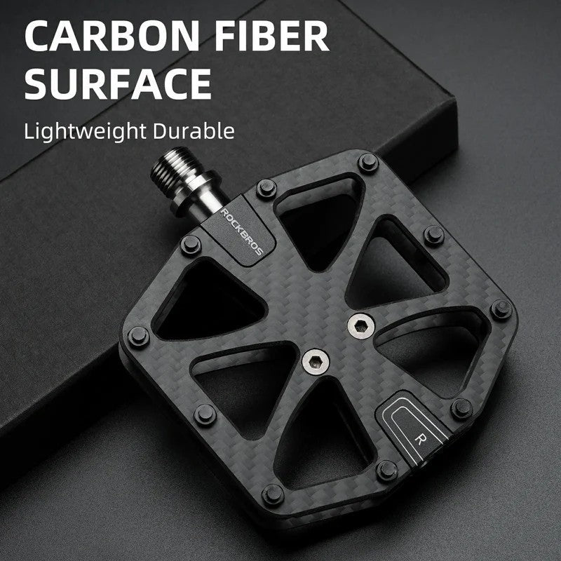 Carbon Fiber Lightweight Bicycle Pedals