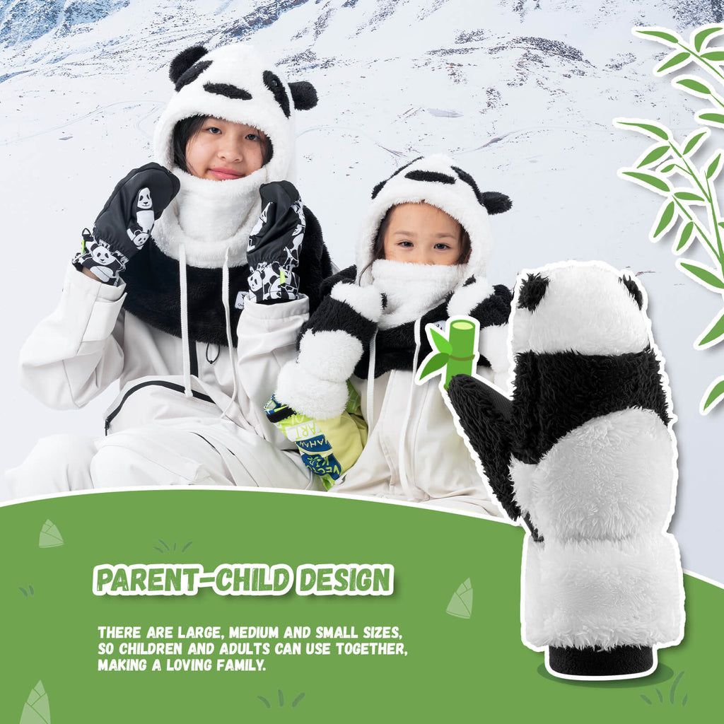 Panda Ski Gloves