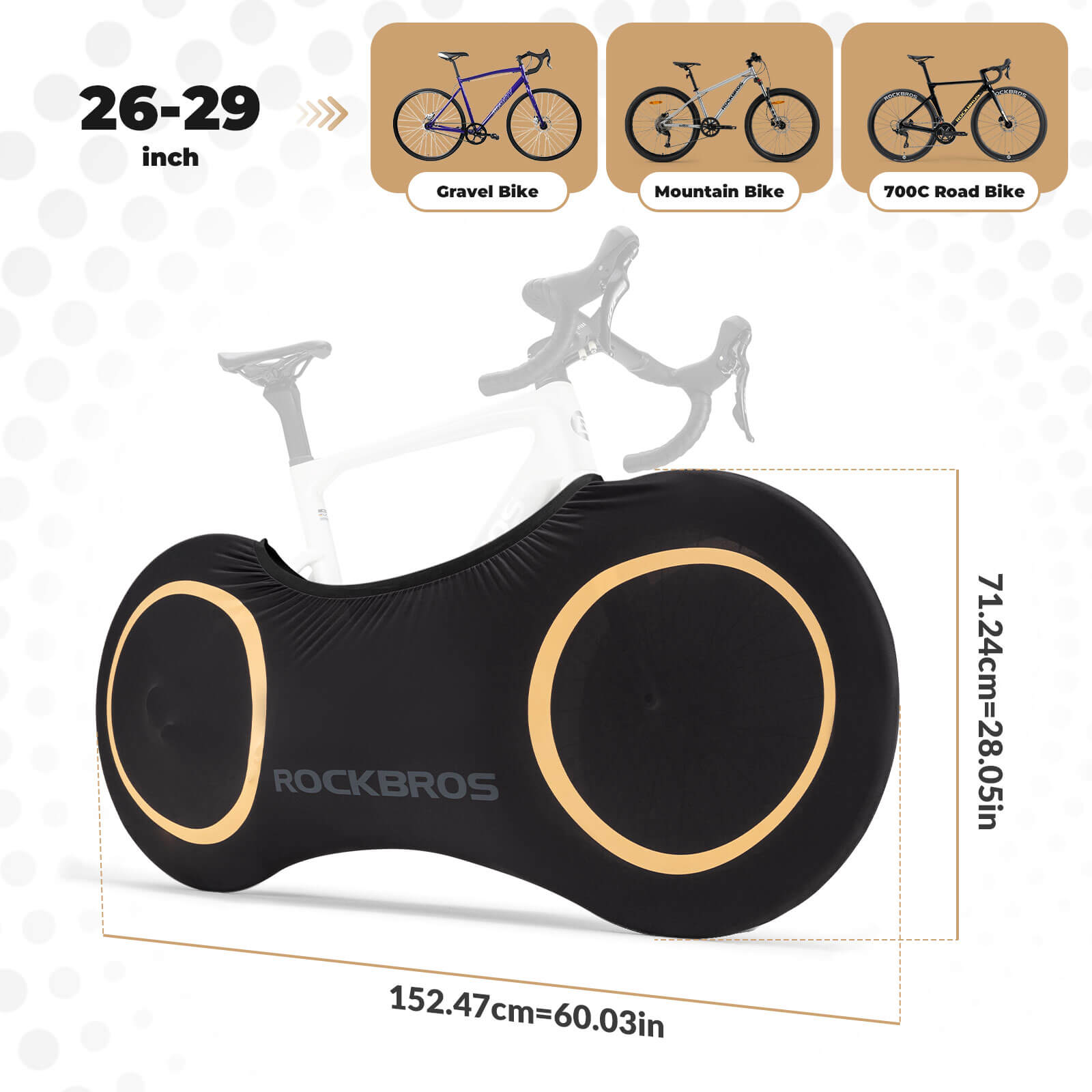 Elastic Stretch Bicycle Dust Cover