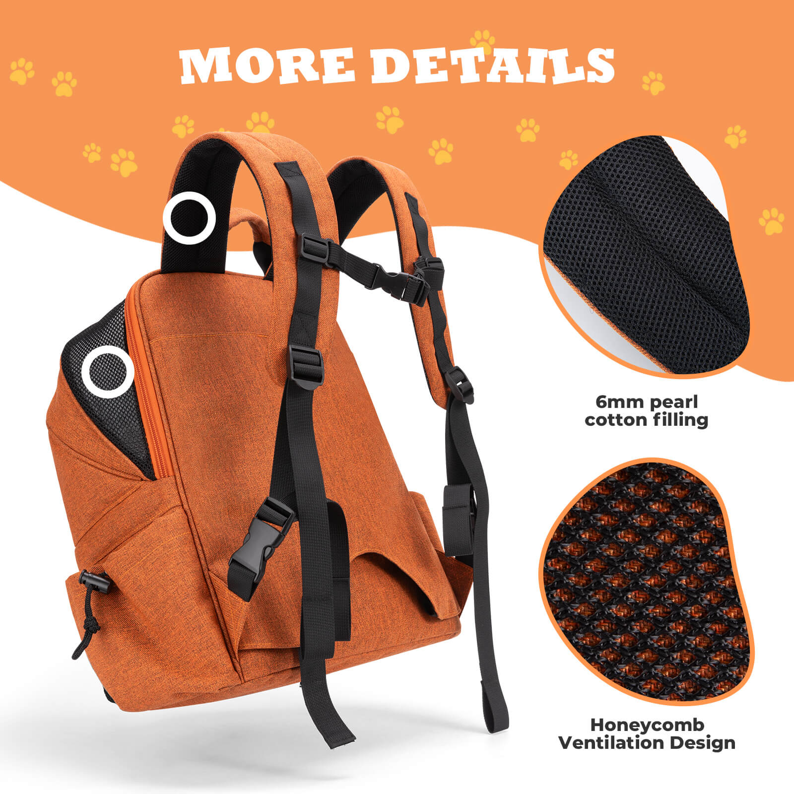 Foldable Pet Handlebar Bike Bag - 21L