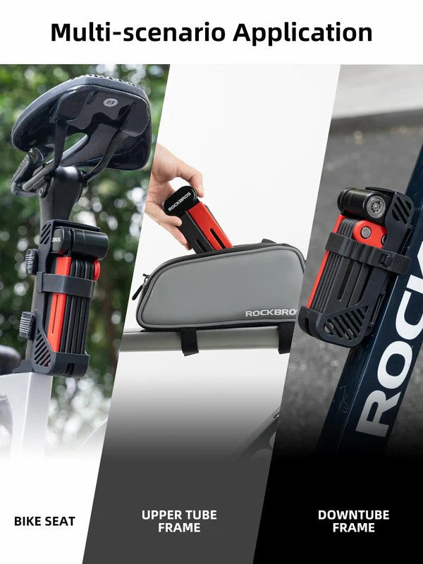 Folding Heavy Duty Anti Theft Bike Lock
