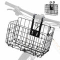 Folding Steel Mesh Bicycle Basket