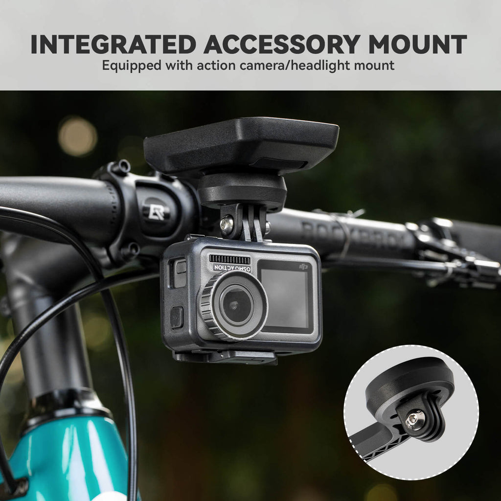 Bike Computer Mount for Round Handlebars