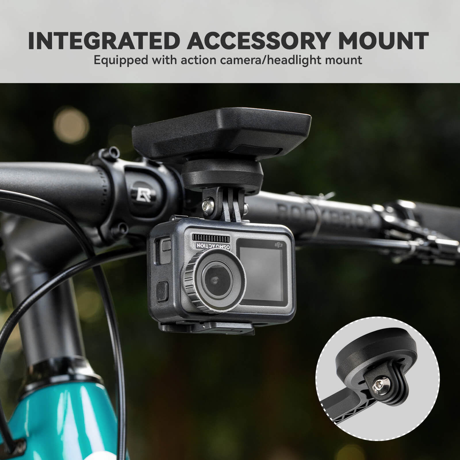 Bike Computer Mount for Round Handlebars