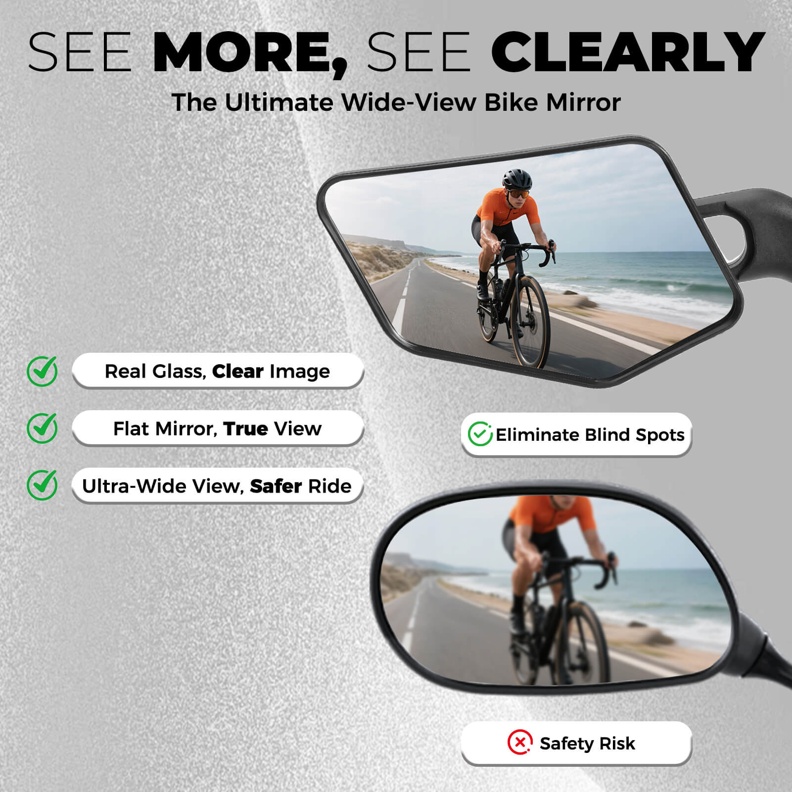 Bike Bar End Mirror