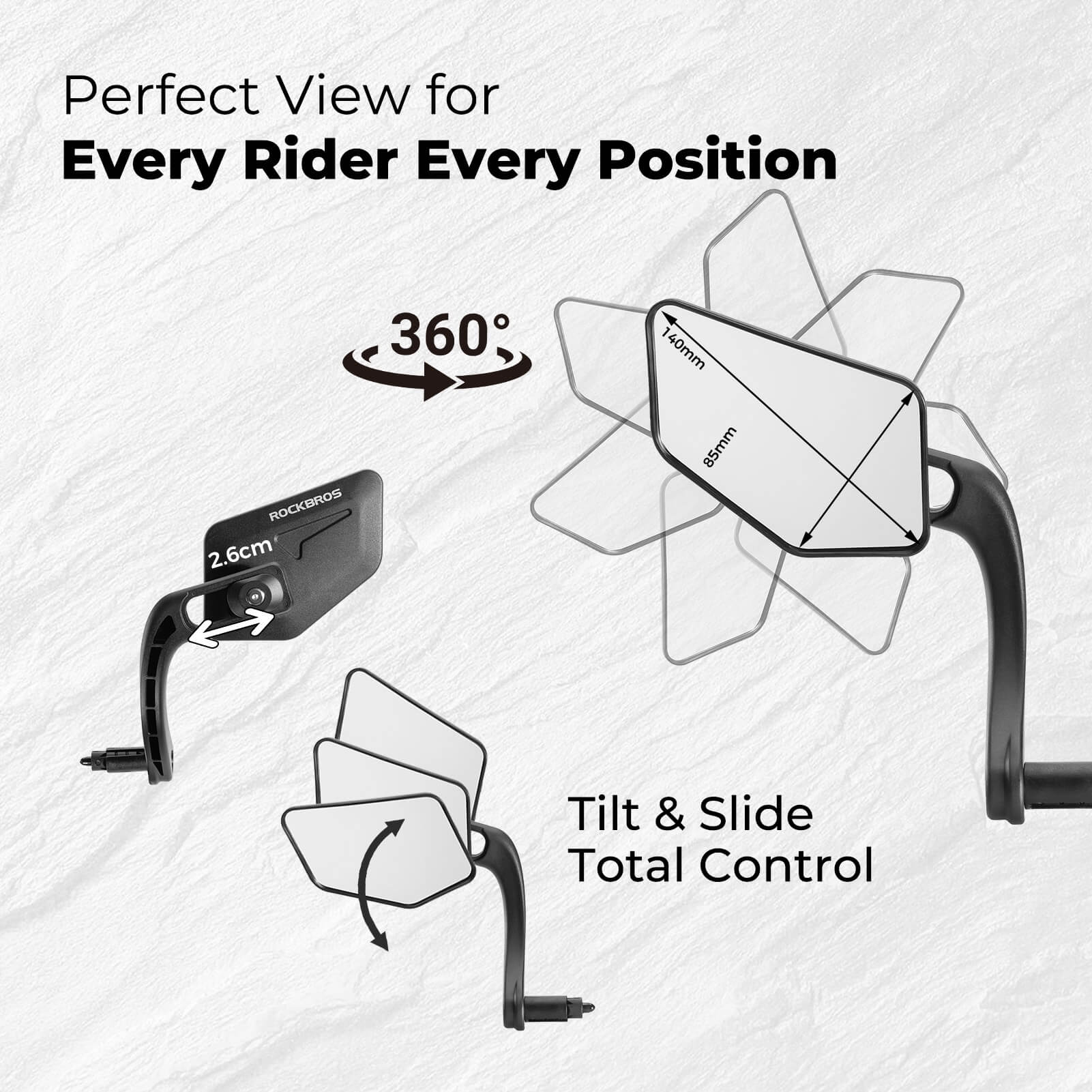 Bike Bar End Mirror