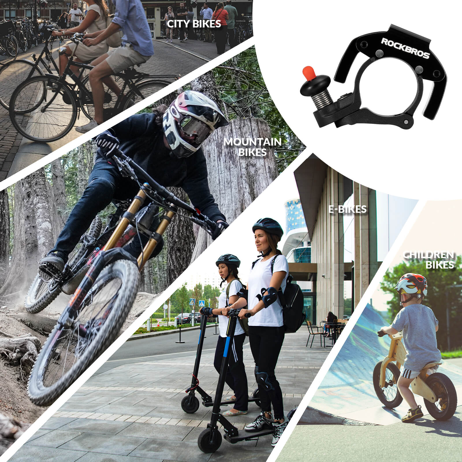 Minimalist Invisible Bike Bell - Fits 22.2mm