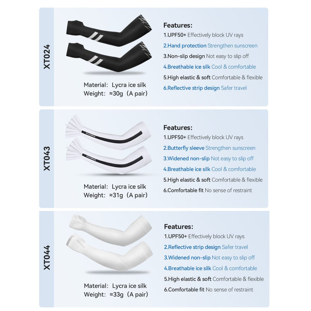 Ice Silk Cycling Arm Sleeves