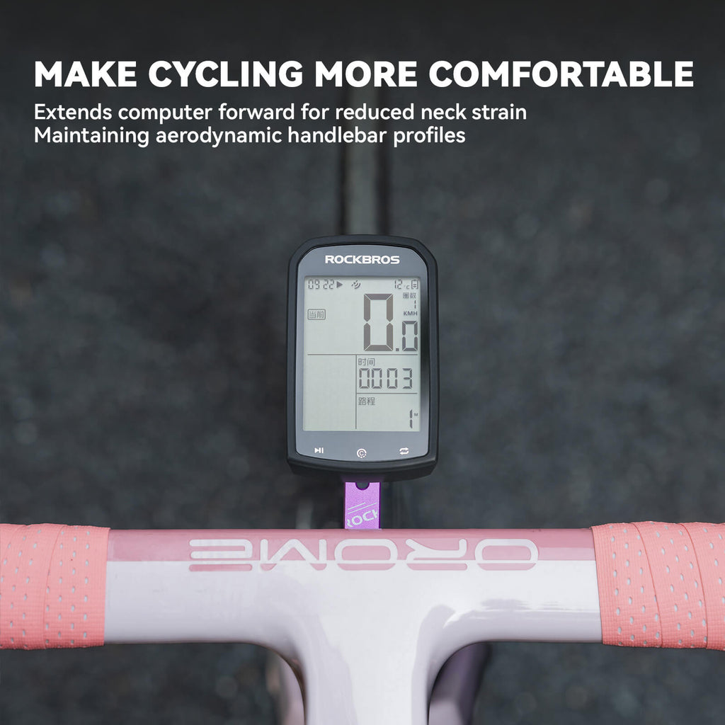 Integrated Handlebar Bike Computer Mount