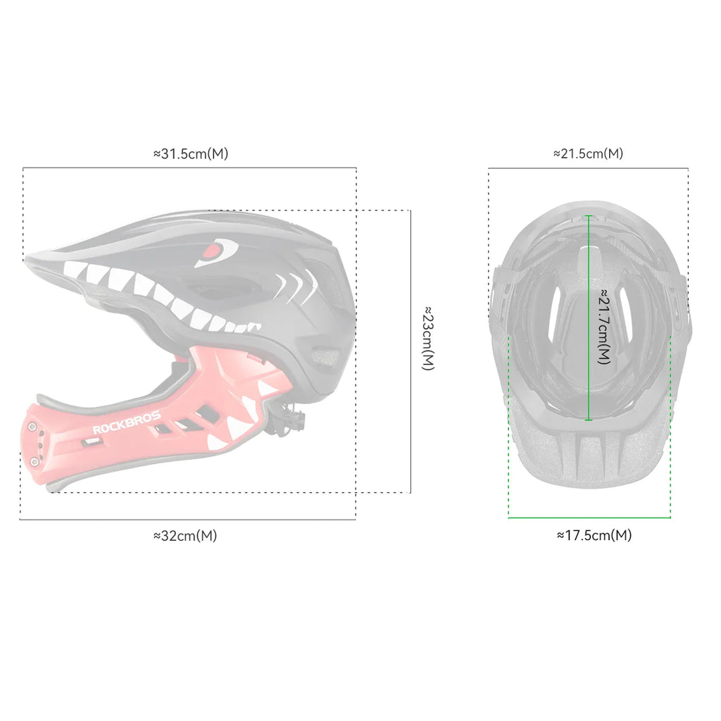 Kids Full-Face Bike Helmet