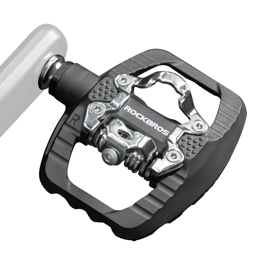 Lightweight Nylon Half-Clip Flat Bike Pedals