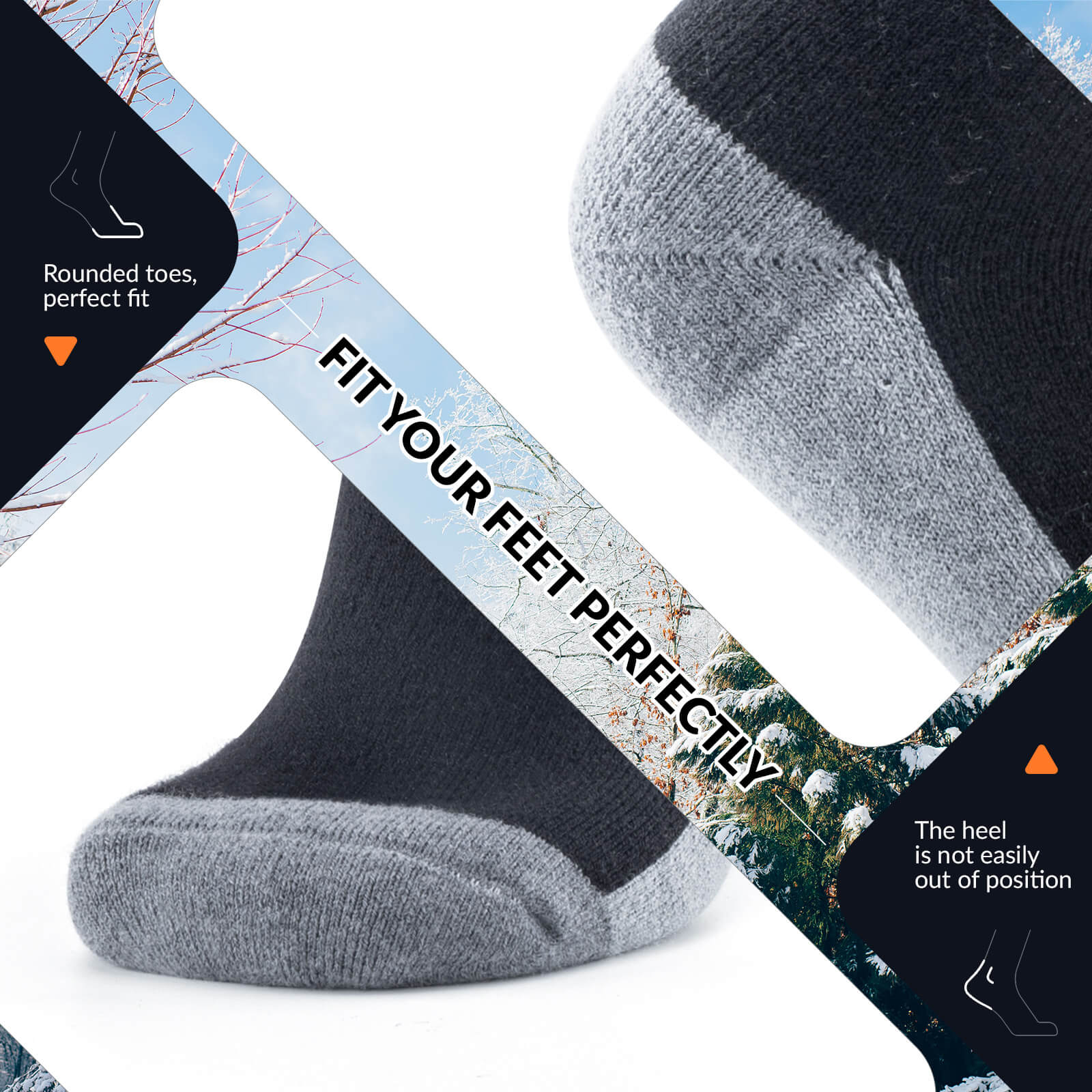 Merino Wool Ski Socks