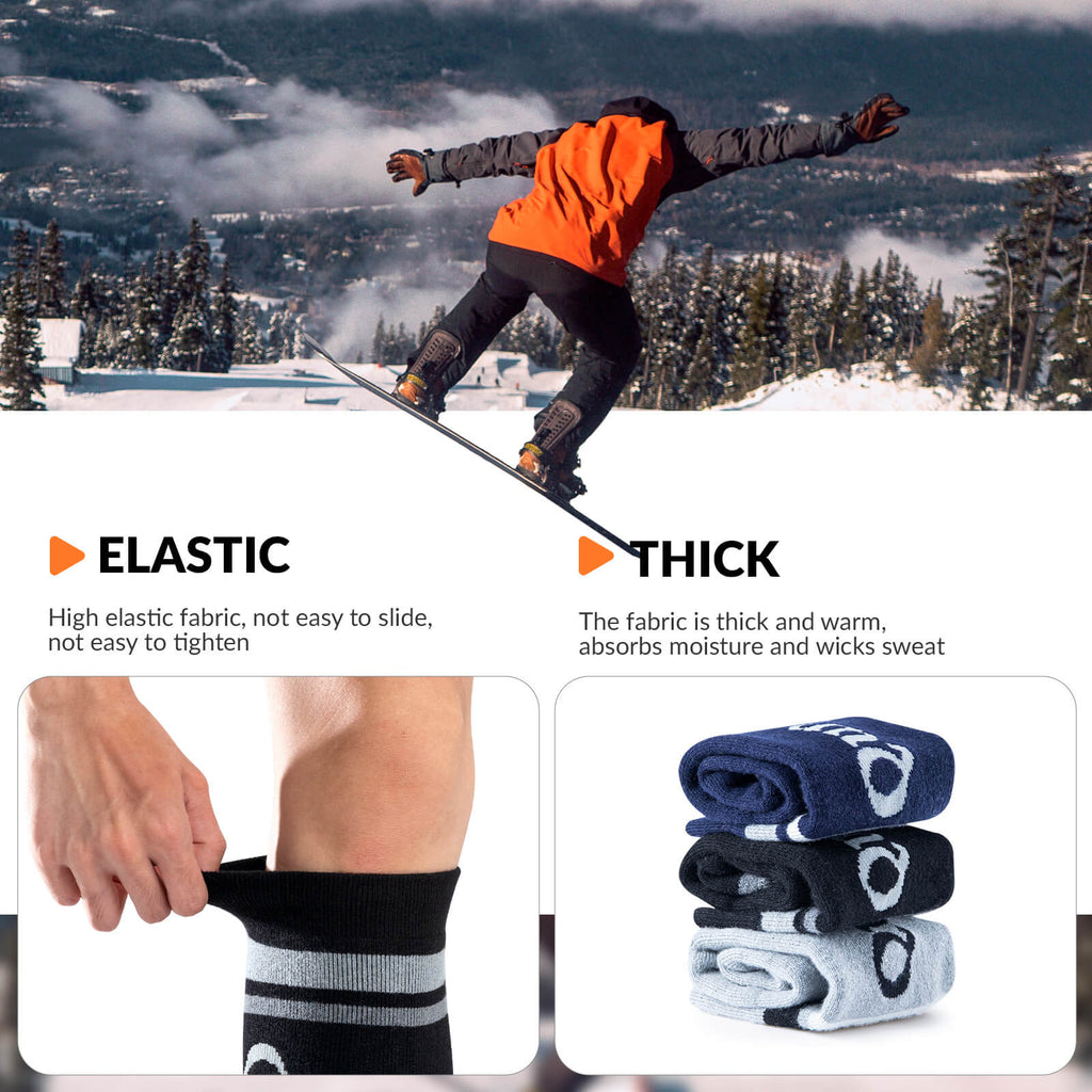 Merino Wool Ski Socks
