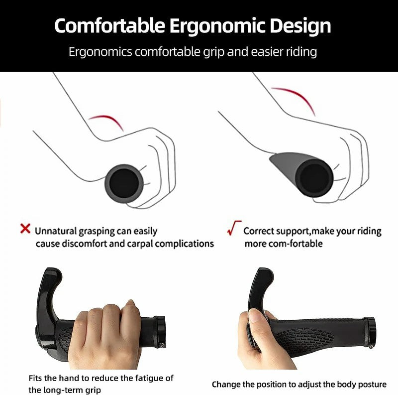 Multi-Position Comfort MTB Handlebar Grips