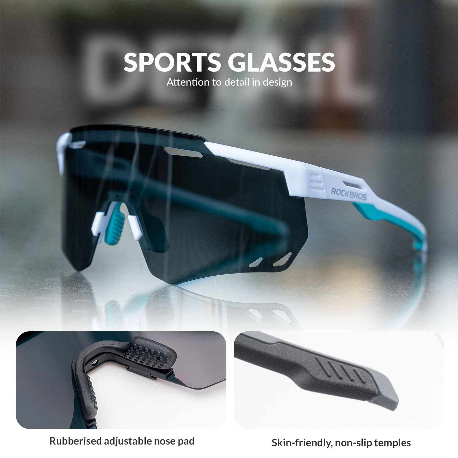 Photochromic Windproof Cycling Glasses
